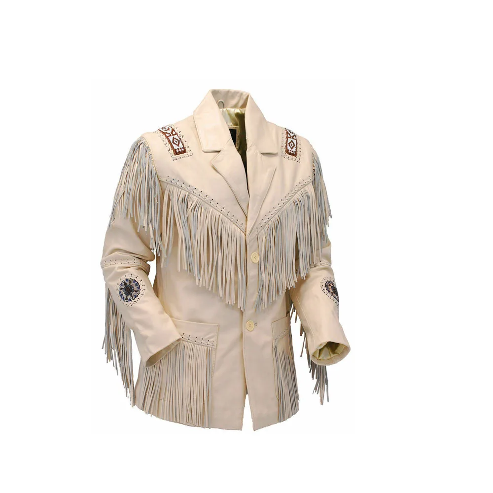 Mens Faux Suede Cropped Fringe Moto Jacket Chic Tassel Coat   Custom Color Leather Jackets