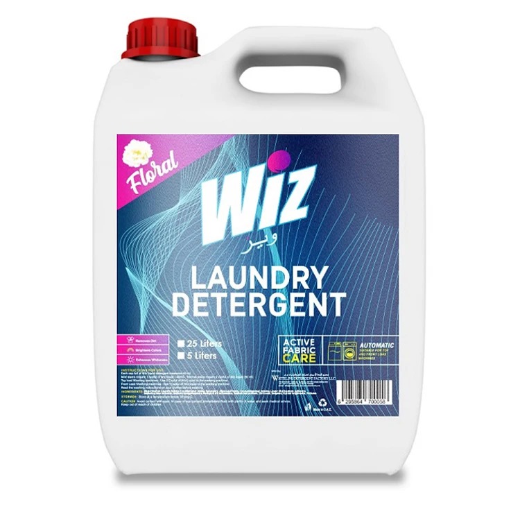 Wholesale 5-Liter Pack of Premium Grade Easy Rinse Laundry Detergent Liquid Custom Lavender Fragrance for Clothes Washing