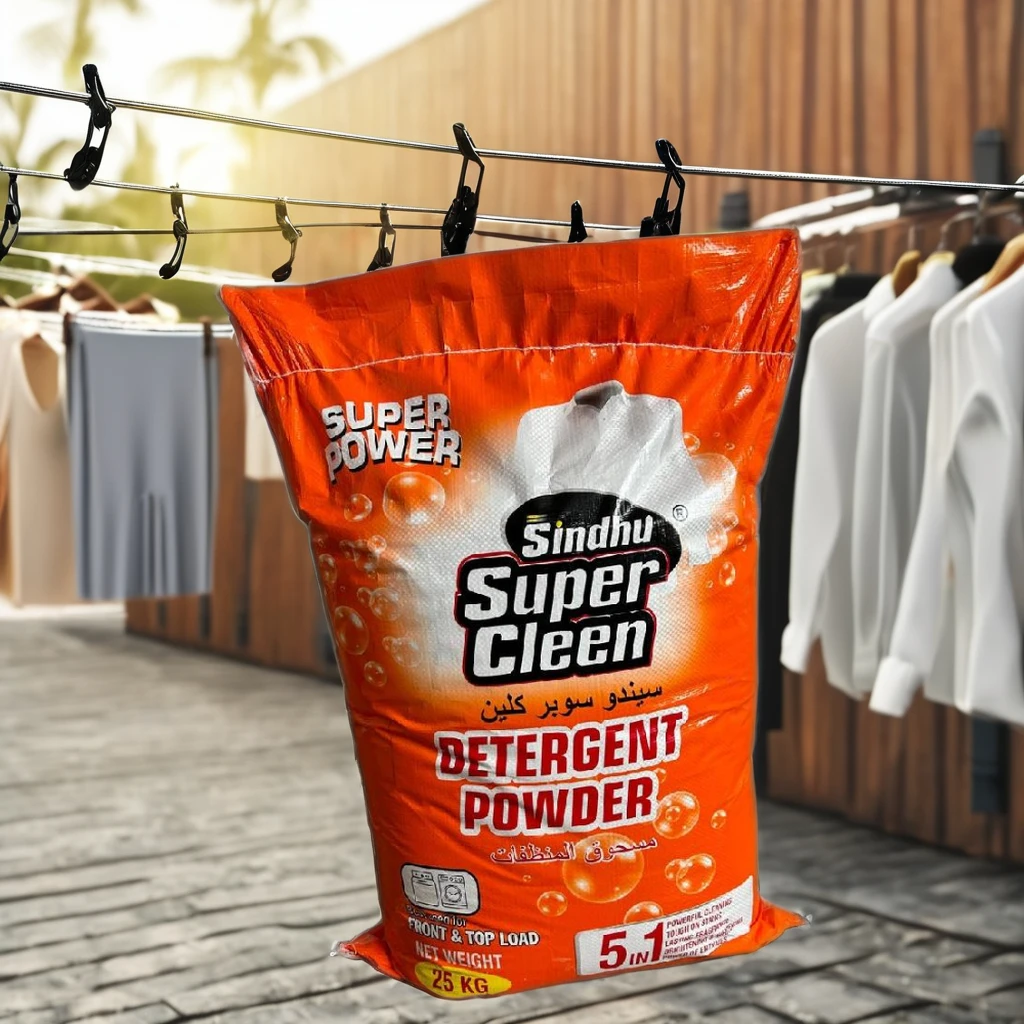 Factory Supply High Quality 25 kg Loose Washing Powder Fragrant Laundry Cleaning Detergent Perfume Stocked Free Sample Bagged