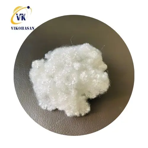 Leading Manufacturer of PSF Hollow Conjugated Silicone 7D & 15D HCS supper white  A grade best price for material filling