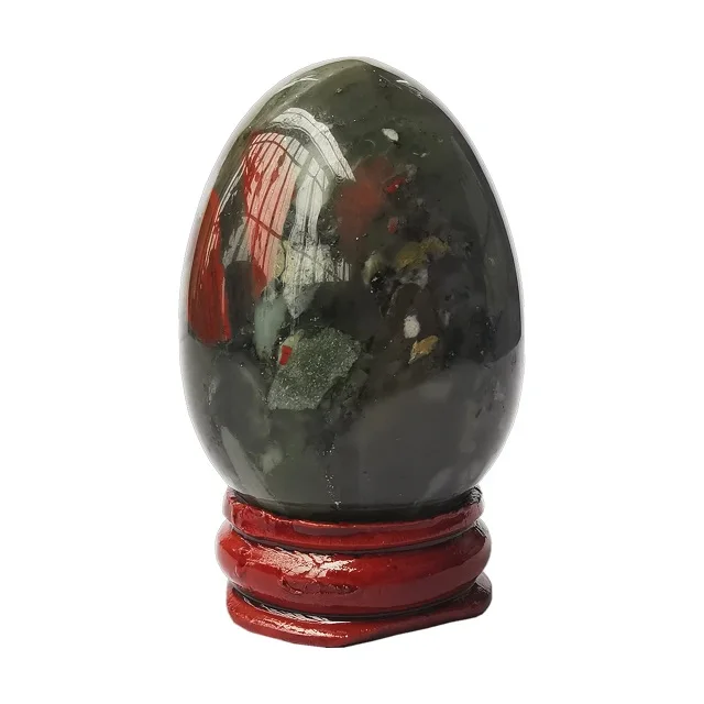 Wholesale Natural African Blood Eggs Gemstone Crystal Ball Gemstone Eggs crystals healing stones Crystal Gemstone Eggs