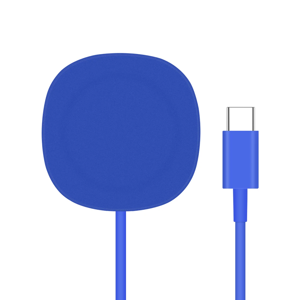 Oem Welcome 2 in 1 Magnetic Wireless Charger Fast Wireless Charging Pad with Type C Cable