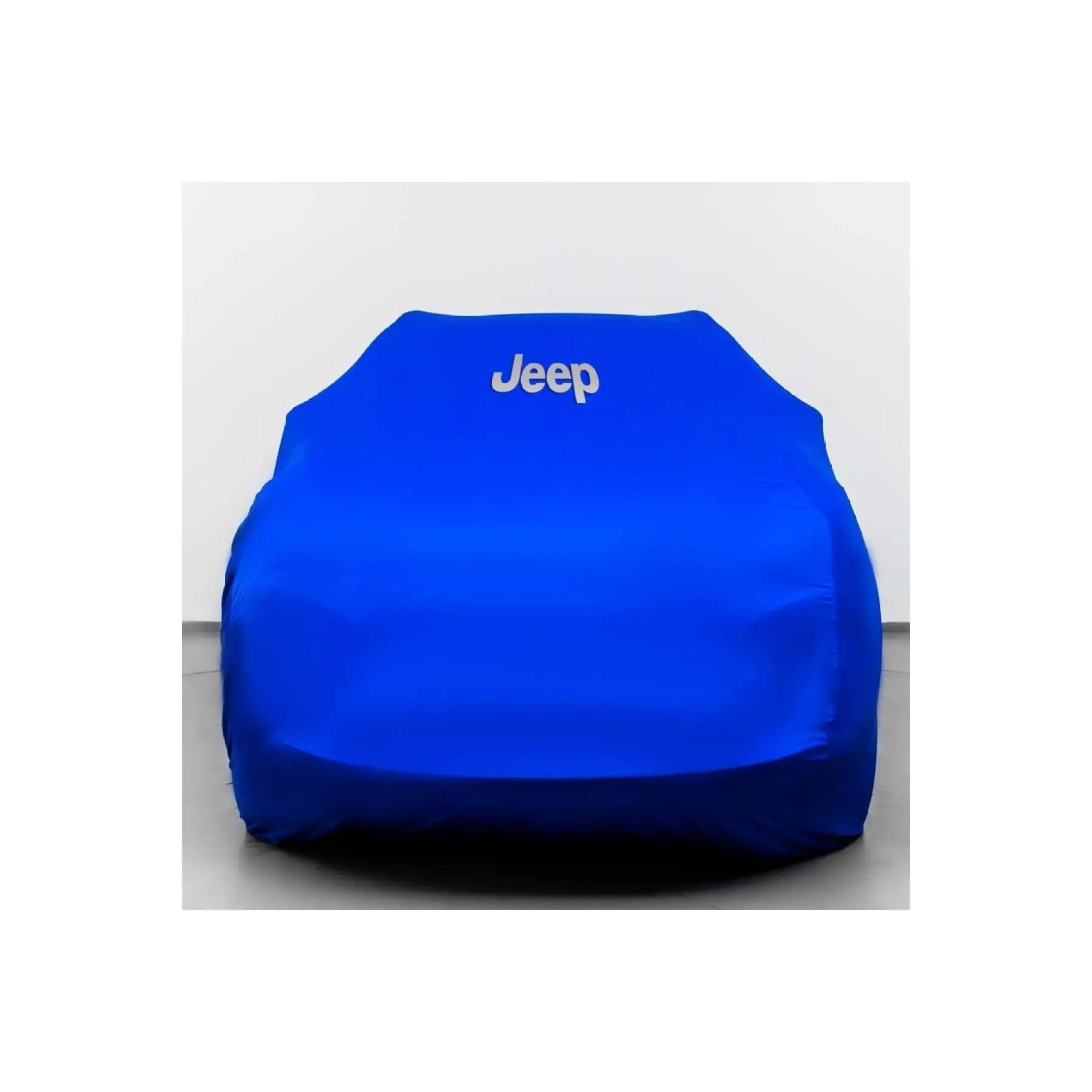 Jeep Compass 2 (2017-) Combed Cotton Car Cover with Blue Automobile Fabric Logo