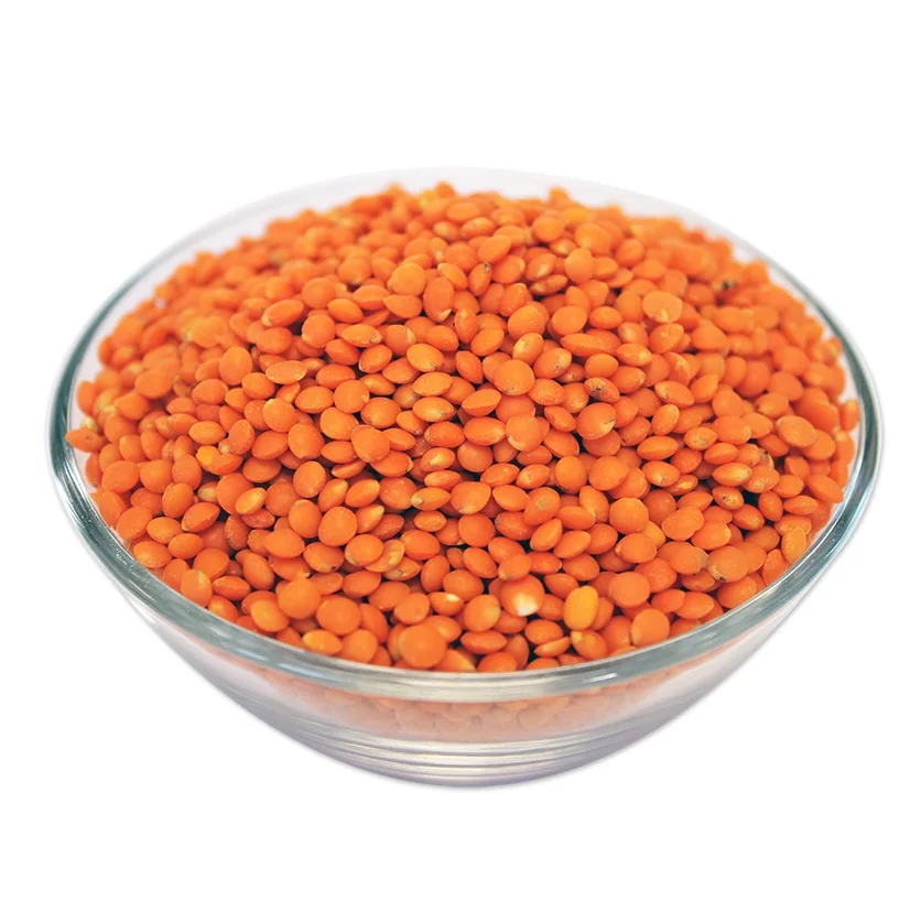 High Quality Cheap Wholesale Price Organic Canadian Red Lentils / Split Red Lentils For sale
