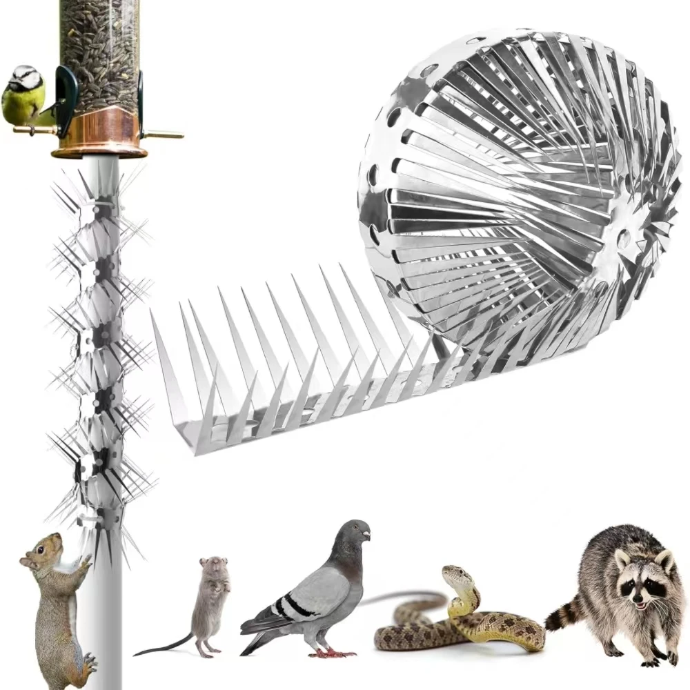 Заборные шипы против кошачьей мыши змеи