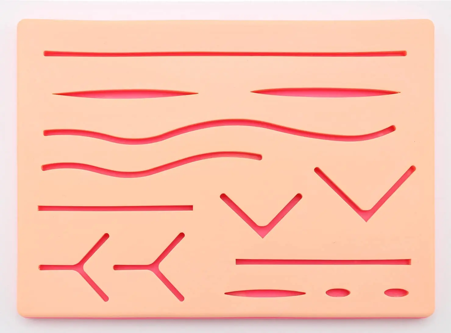 Suture skin Pad Silicone Suture Practice pad Surgical training mat Silicone Suture skin Pad