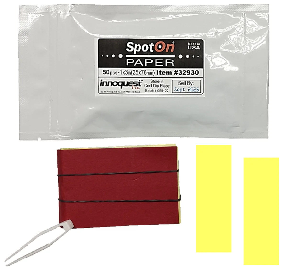 Water Sensitive Paper Water Indicator Paper 50 pieces in a Pack Garden Testing Herbicides Spraying Pattern Measuring Instrument