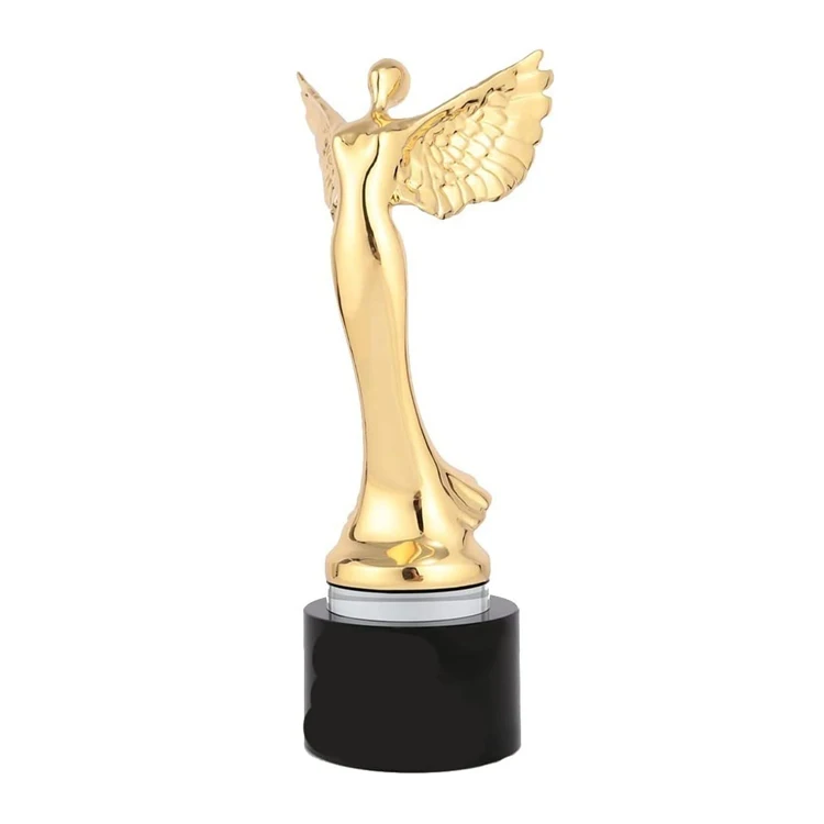 Custom Musical Note Trophy Metal Award Trophy Indoor Home Decoration Gifts Gold plated Awards Trophy Animal Sculpture Home Decor