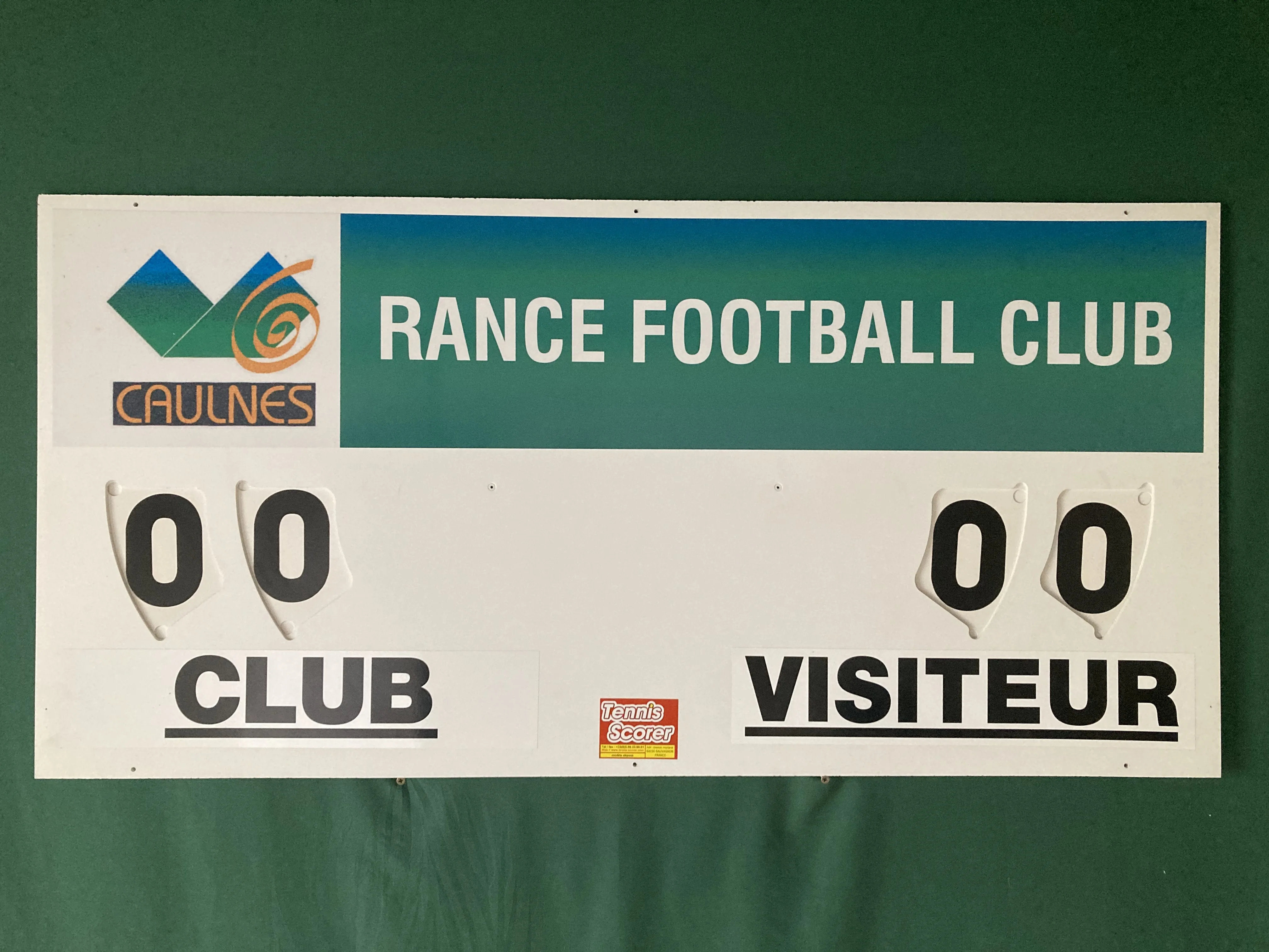 Large 120 x 60 cm Manual Scoreboard Unperishable All-Weather Indoor/Outdoor Sports Field Equipment for Basketball and Handball