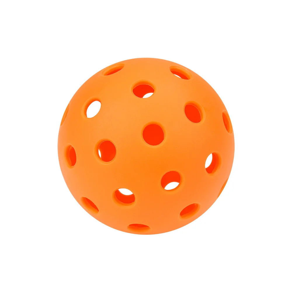 Custom 74mm 26 / 40 Holes Pickle Balls Outdoor Game Ball Standard Competition Ball Pickleball