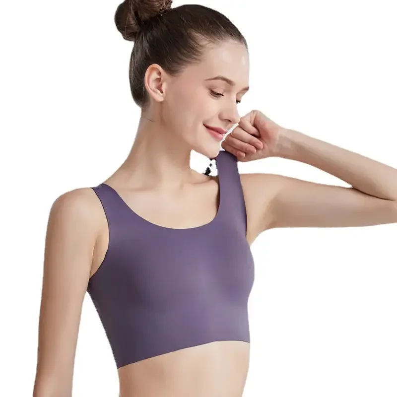 Manufacturers Supply Removable Chest Pad Fitness Sports Underwear Seaxy Cross Sports Yoga Bra For Girls