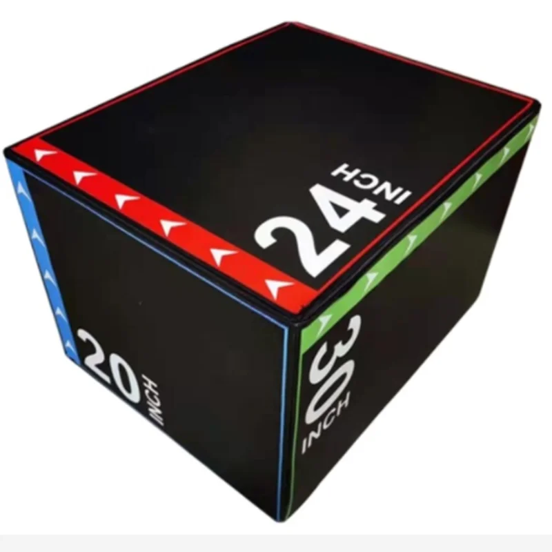 Gym Soft Foam Plyo Box with 4 Different Heights 15cm/30cm/45cm/60cm