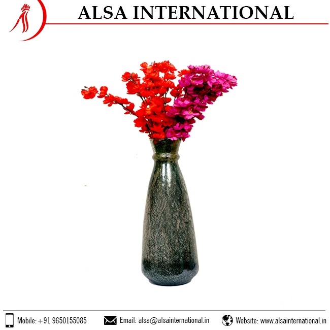 Latest Collection  Artificial Glass Cylinder Flower Vase For Home Hotel Decoration at Affordable Price