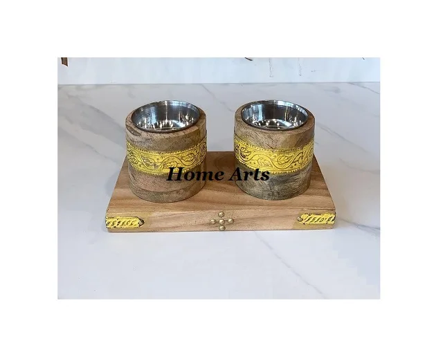 Classic Design Wooden And Stainless Steel Mabkhar Premium Quality Bakhoor Burner For Wedding Party Decor Use