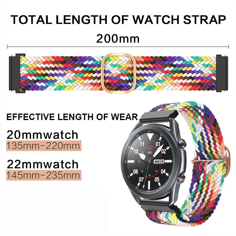 20Mm 22Mm Case Strap Watch 3 Strap Watch 3 Coolyep Strap For Samsung Galaxy nylon watch band