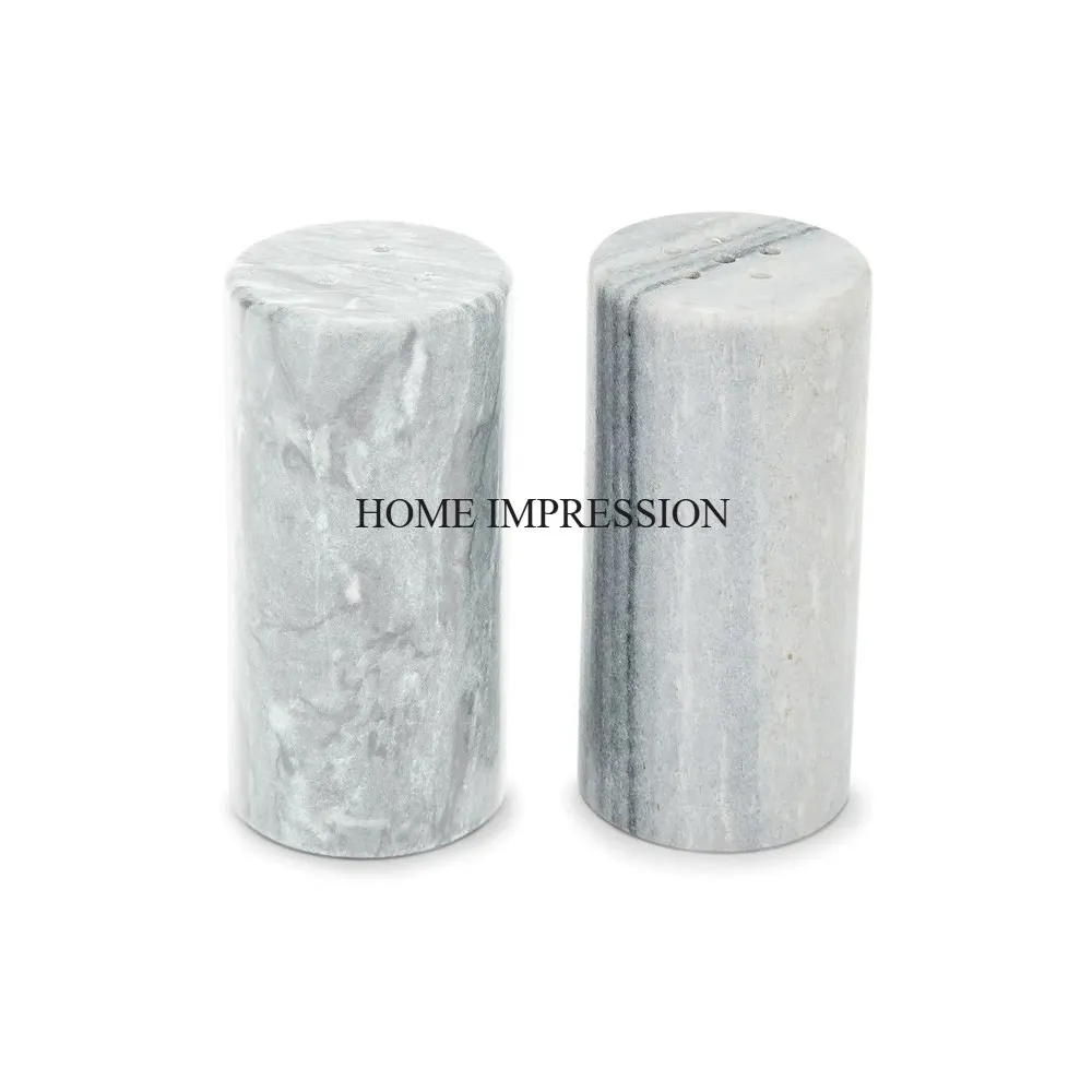 Cylendrical Shape Gold Plated Heavy Duty Metal Made Salt And Pepper Grinder Mill Set Tools Kitchenware Accessories From India