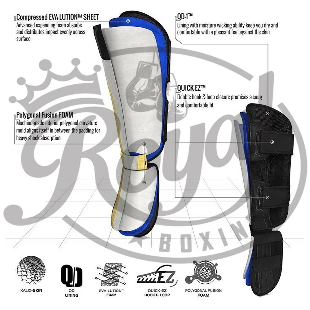 Best Selling MMA Shin Instep Guard Leg Boxing shin guards Muay thai Leather training shin pads