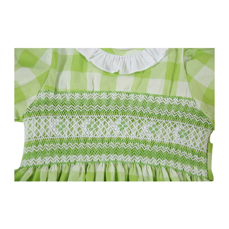 High Quality Product Girls Kids Clothing Hand Smocked For Baby Girl Short Sleeve ODM Made In Vietnam Manufacturer