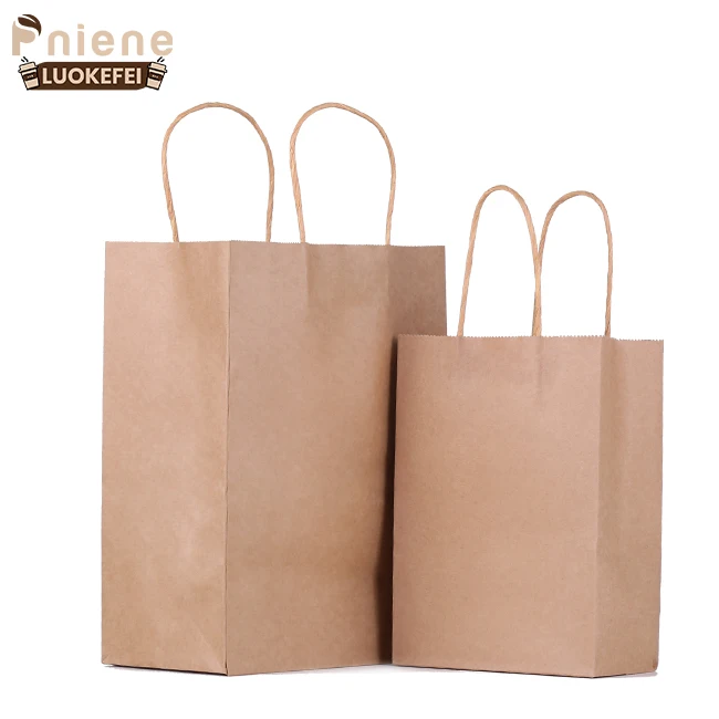 China factory direct take away paper craft bag biodegradable paper bag