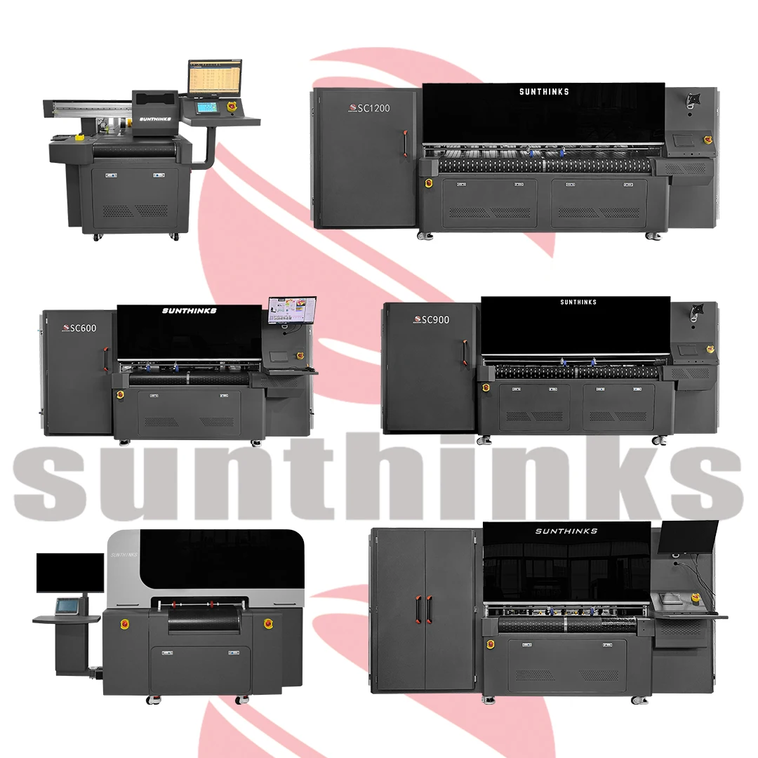 Sunthinks A3 Size Paper Bags Printer Small Corrugated Box Printer 30cm Mini Digital Single Pass Printer 12in Printing Machine