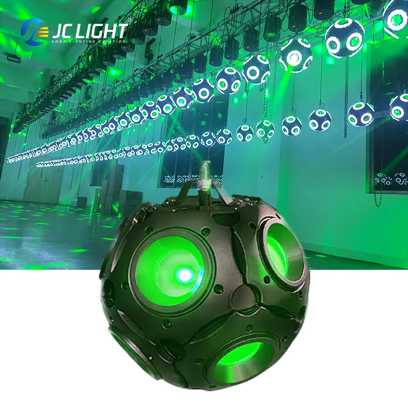 Newest Nightclub Disco Ball Beam Lighting RGB Disco Ball Decorations Light Led Kinetic Lifting Ball Light