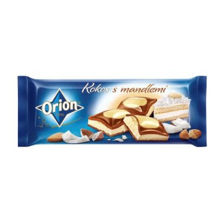 Nestle Orion 180g Cooking Chocolate Solid Czech Studentka Chocolate with Peanuts Jelly Beans Raisins Candy Ingredients