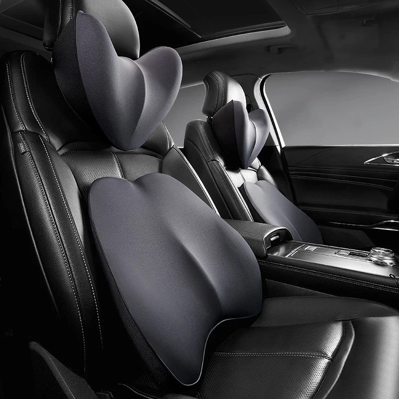 Factory Seat Headrest Lumbar Pillow Support Cushion Interior Accessories Car Neck Pillow Lumbar Cushion