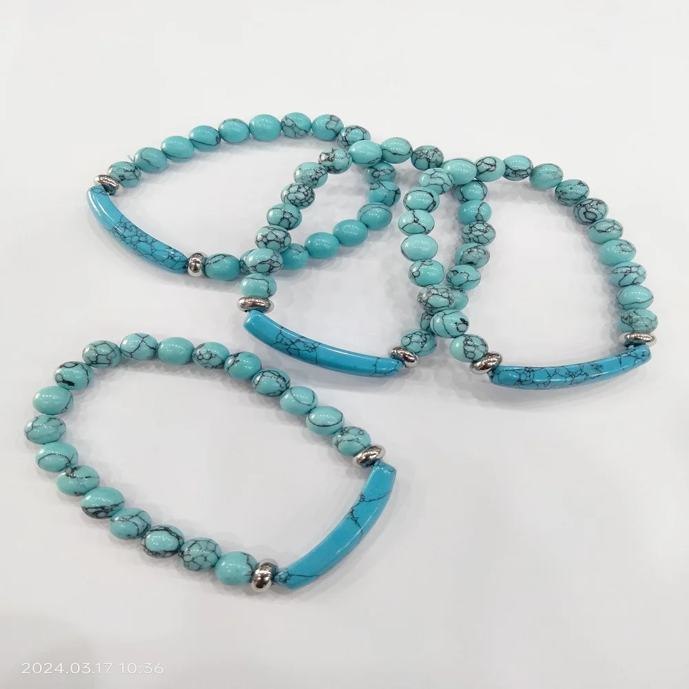 Top quality turquoise Bracelet/reiki healing stone:couple bracelets:crystal bracelet:crafts:agate:gemstone:crystal ornament:gift