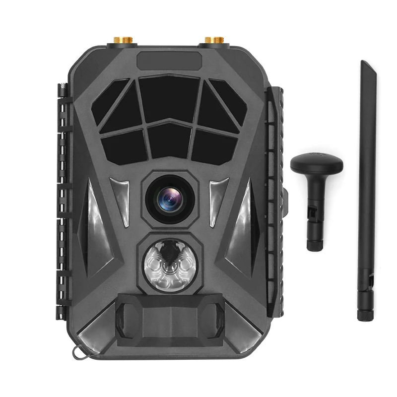 New 4G LTE GPS Wildlife Hunting Camera 512GB 1080p Outdoor Wireless Cellular Trail Camera APP Control NIR sensor CMOS Sensor