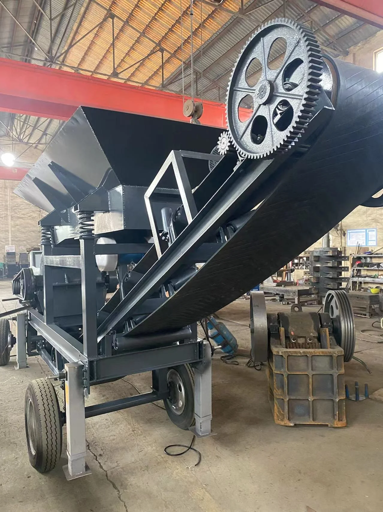 Factory direct garden and green soil crusher   farm special soil crusher  Park earth crusher Motor type