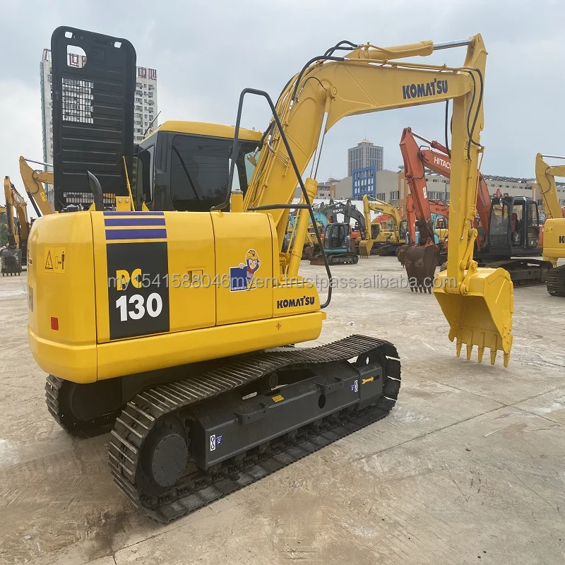 Used excavators Japan original Komatsu PC130-7 Crawler Excavator For Sale construction equipment earth-moving machines pc130