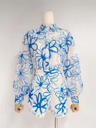 2022 Summer Beach Ropa Dama Resort Style Shirt Top + Printed Sling Shorts Three-Piece Suit Women