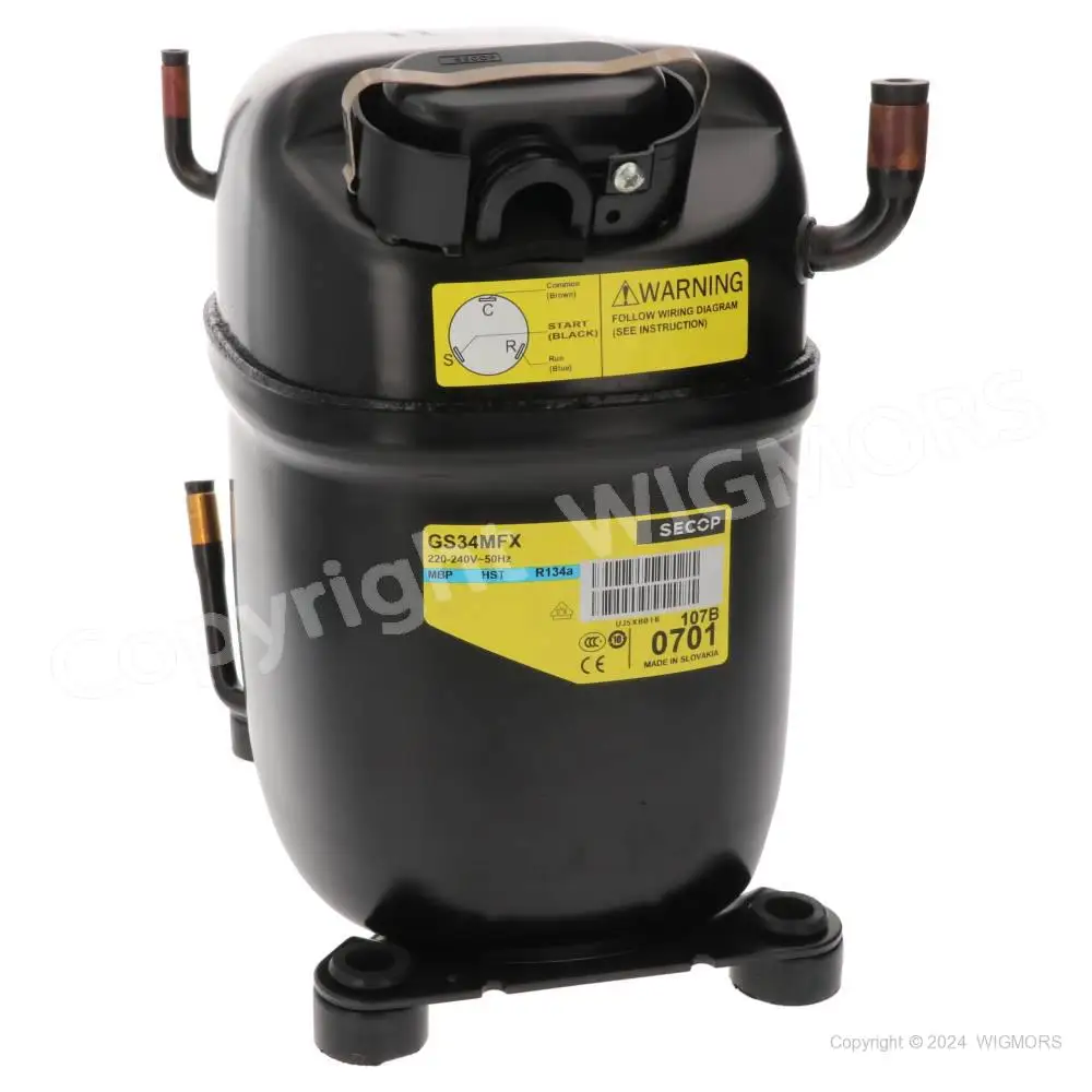 Компрессор Secop GS34MFX со страртовым устройством HST 107B0701 R134a 220-240V/50Hz (ранее Danfoss Компрессоры)