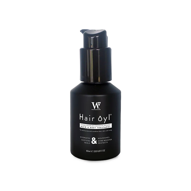Hair Loss Products Watermans 96X Camellia & Black Castor Hair Oil Wholesale Infused Hair & Body Oil Hair Regrowth Treatments