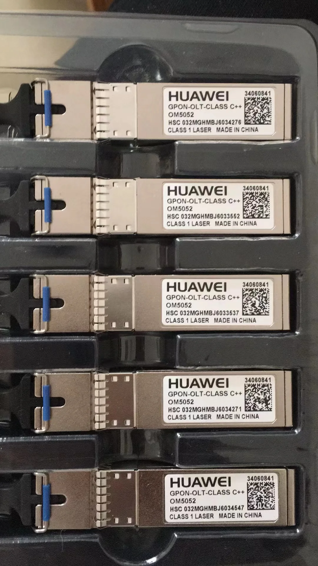 GPON OLT SFP C++ +7dBm Transceiver 1490nm(Tx)/1310nm(Rx) 2488M(Tx)/1244M(Rx) SC/UPC SM 20km optical module