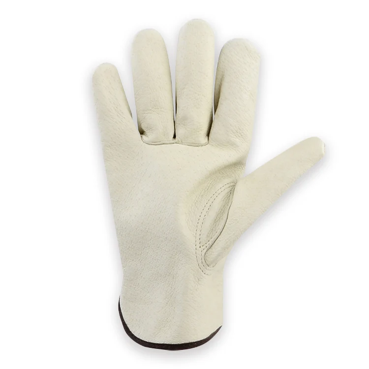 Leather Men Double Coated Utility Work Out Gloves Safety Work Work Protection Accept OEM