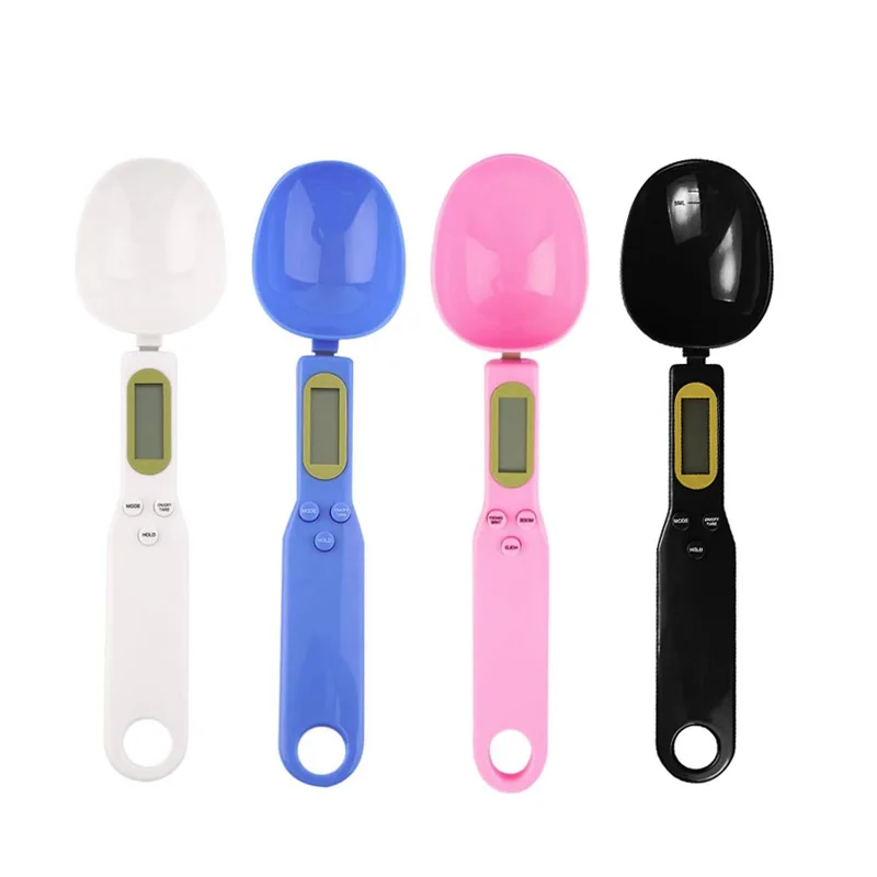 Rayshine 500G/0.1G Double Head Battery Lcd Display Kitchen Digital Adjustable Food Scale Spoons For Cooking Measuring