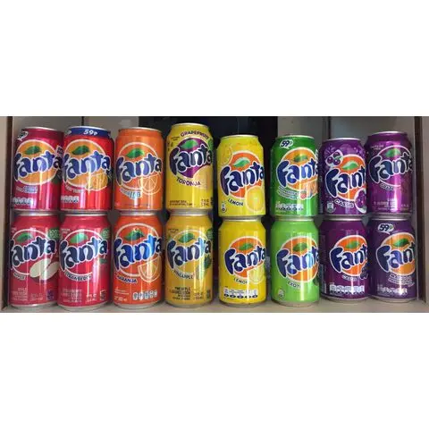 Fanta Orange 24x330 мл/Fanta Zero безалкогольный напиток может 330 фрукты твист FANTA