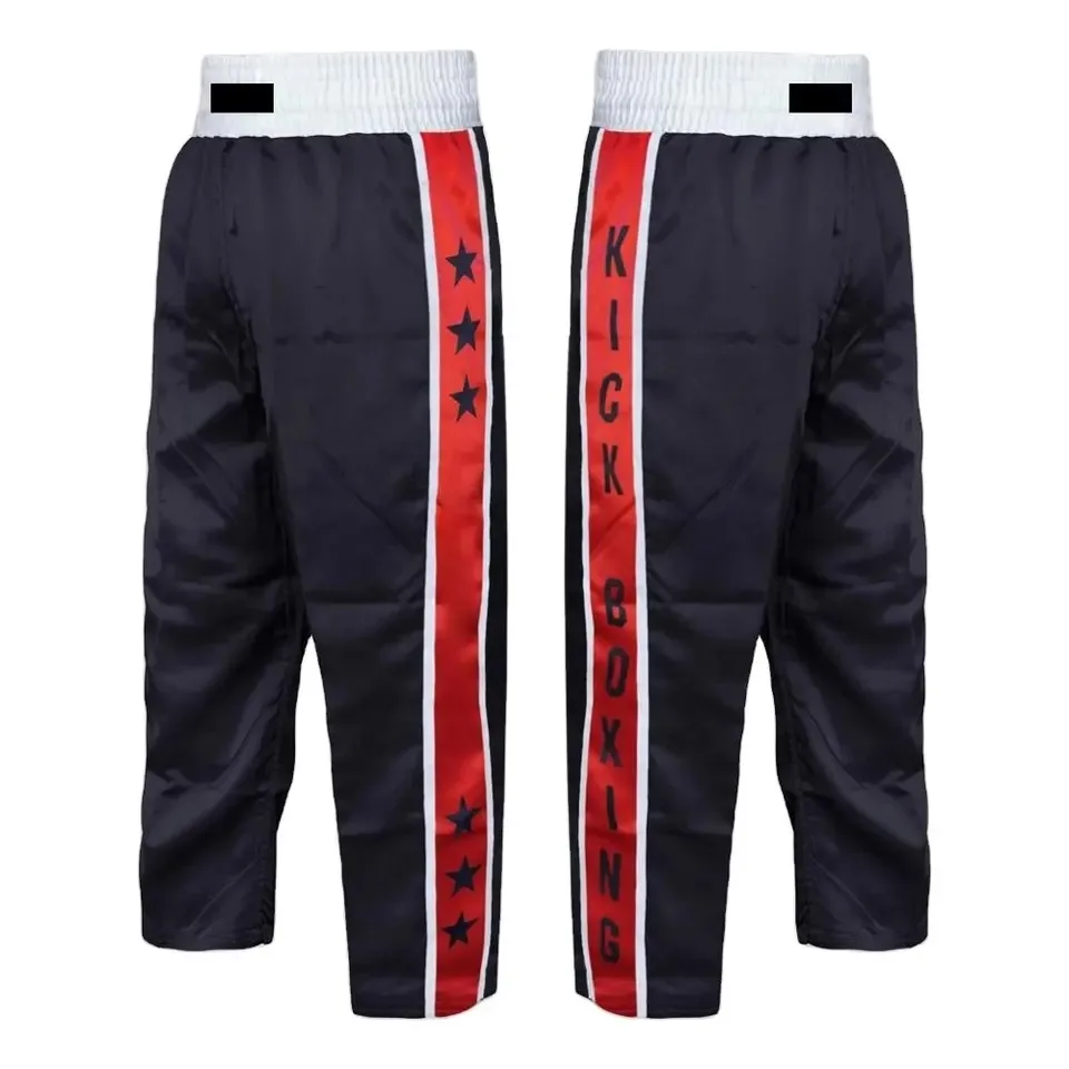 Wholesale High Quality Custom Kickboxing Pants Trousers Martial Arts Karate MMA Kick Boxing Pant