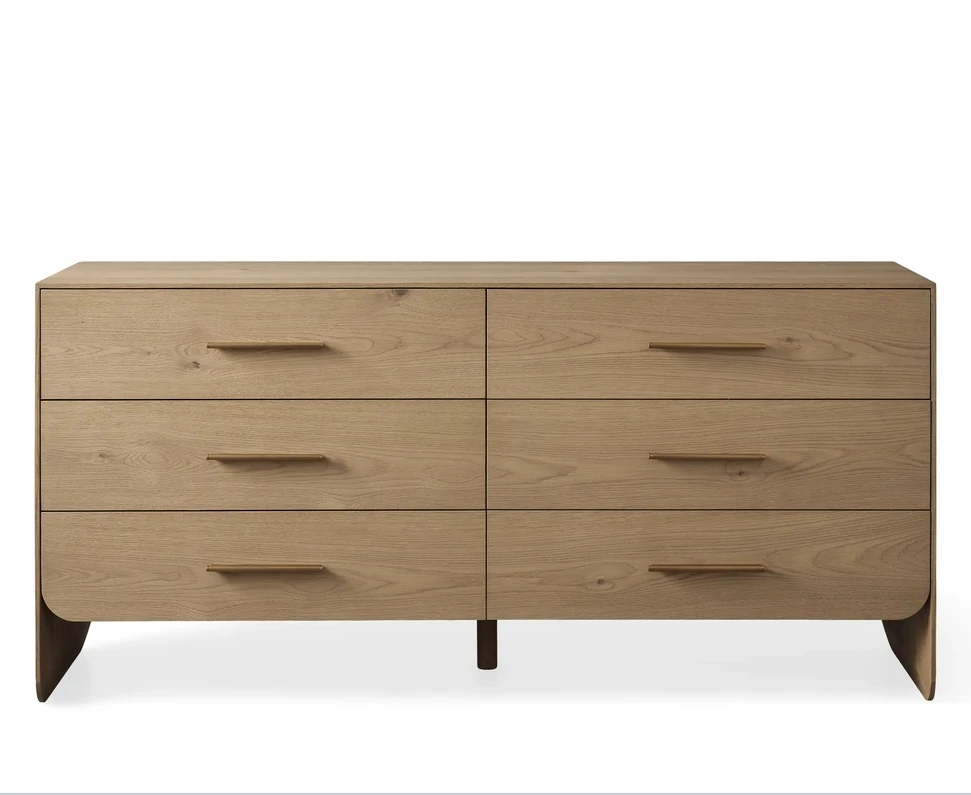 Custom Modern Drawer Cabinet Luxury Classic Hotel Villa Oak Dressing Table TV Cabinet Wardrobe Bedroom Furniture