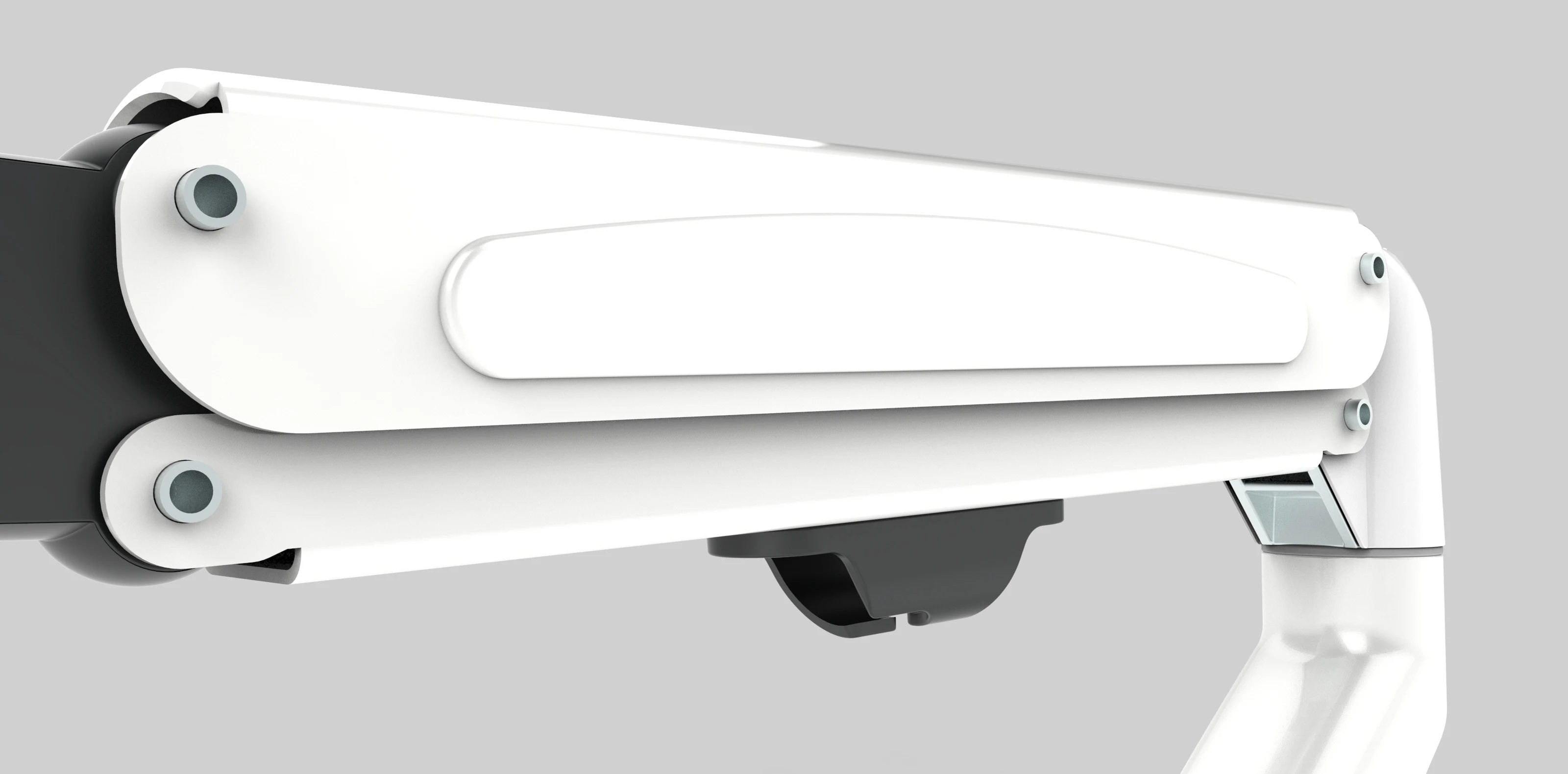 White Monitor Arm Mount Dual Arm Monitor Stand Computer Desks Monitor Holder