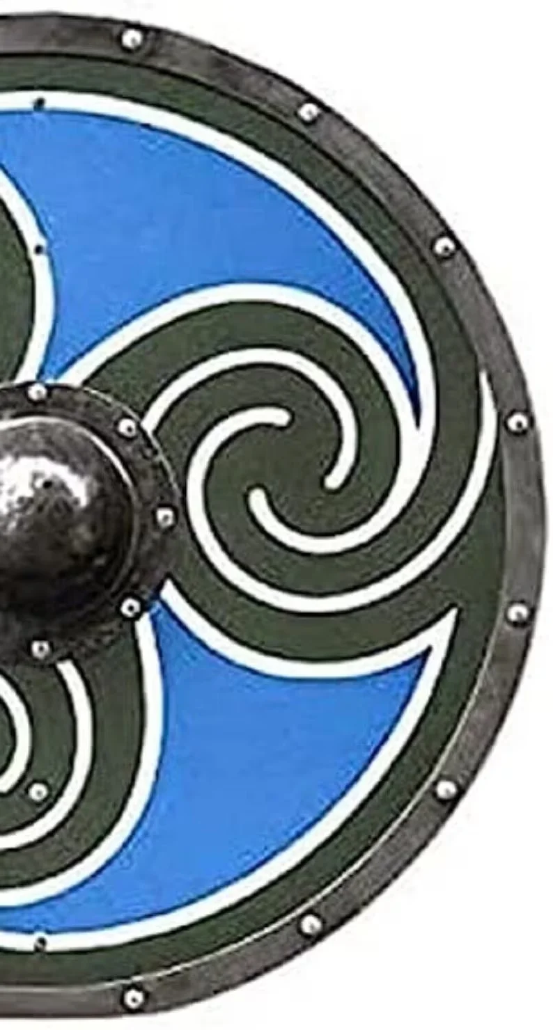 Medieval Viking Round Shield Reenactment Shield  Knight Costume Shield .