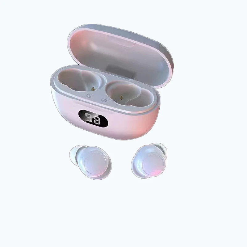 T58 popular private model wireless Bluetooth headset digital display call noise reduction mini bean-type BT headset