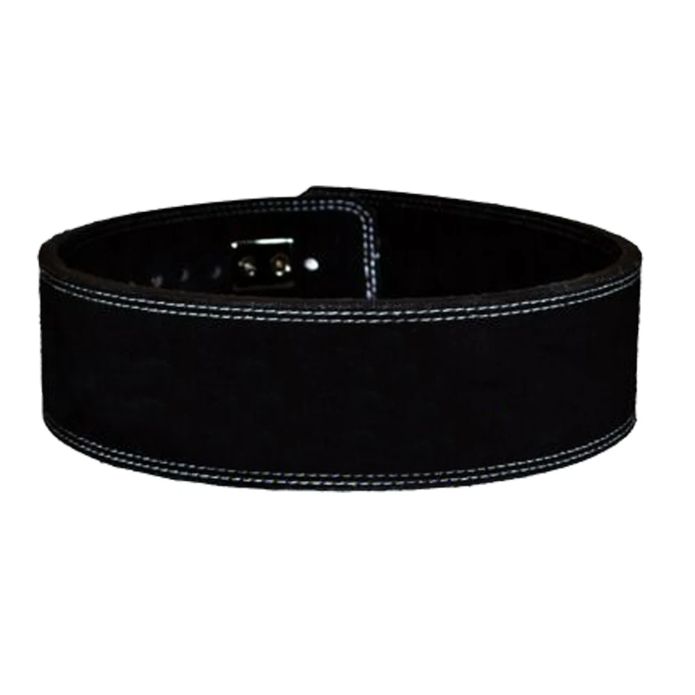 Custom Logo Fitness 10 MM Lumber Back Weightlifting Cowhide Leather Weight Power lifting Lifting Lever Gym Belt Men