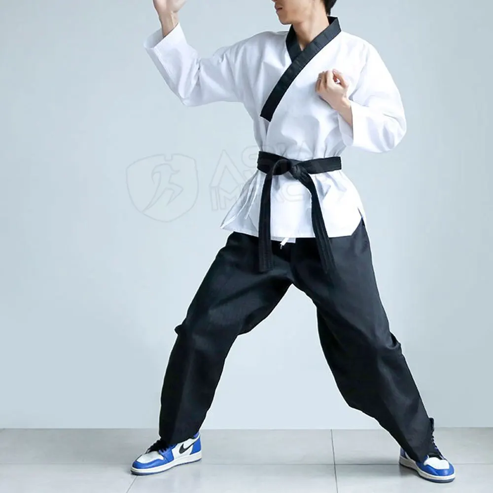 Professional Karate Uniform with Waistband Belt Taekwondo Suit For Women Men Training Clothes
