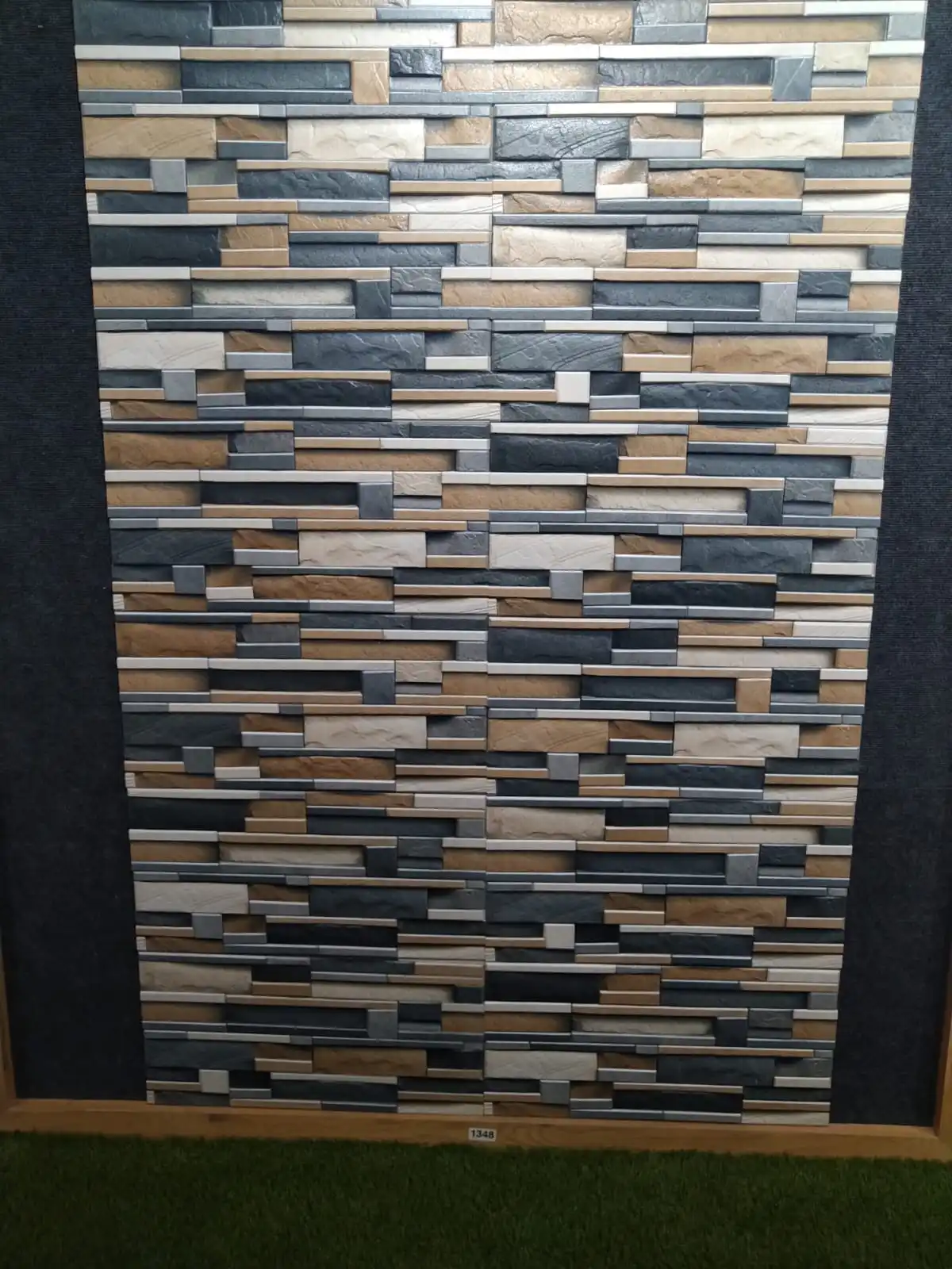 Best seller popular elevation stone look design in 300X600 mm digital printed ceramic wall tiles for exterior wall usage morbi