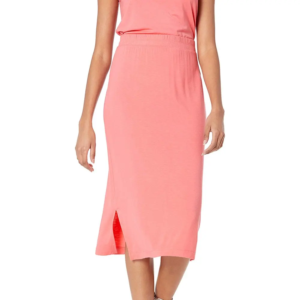 Ladies 100% Cotton Ladies Skirt High Quality Price Fashionable Print Pattern Formal Style for Spring Casual Use