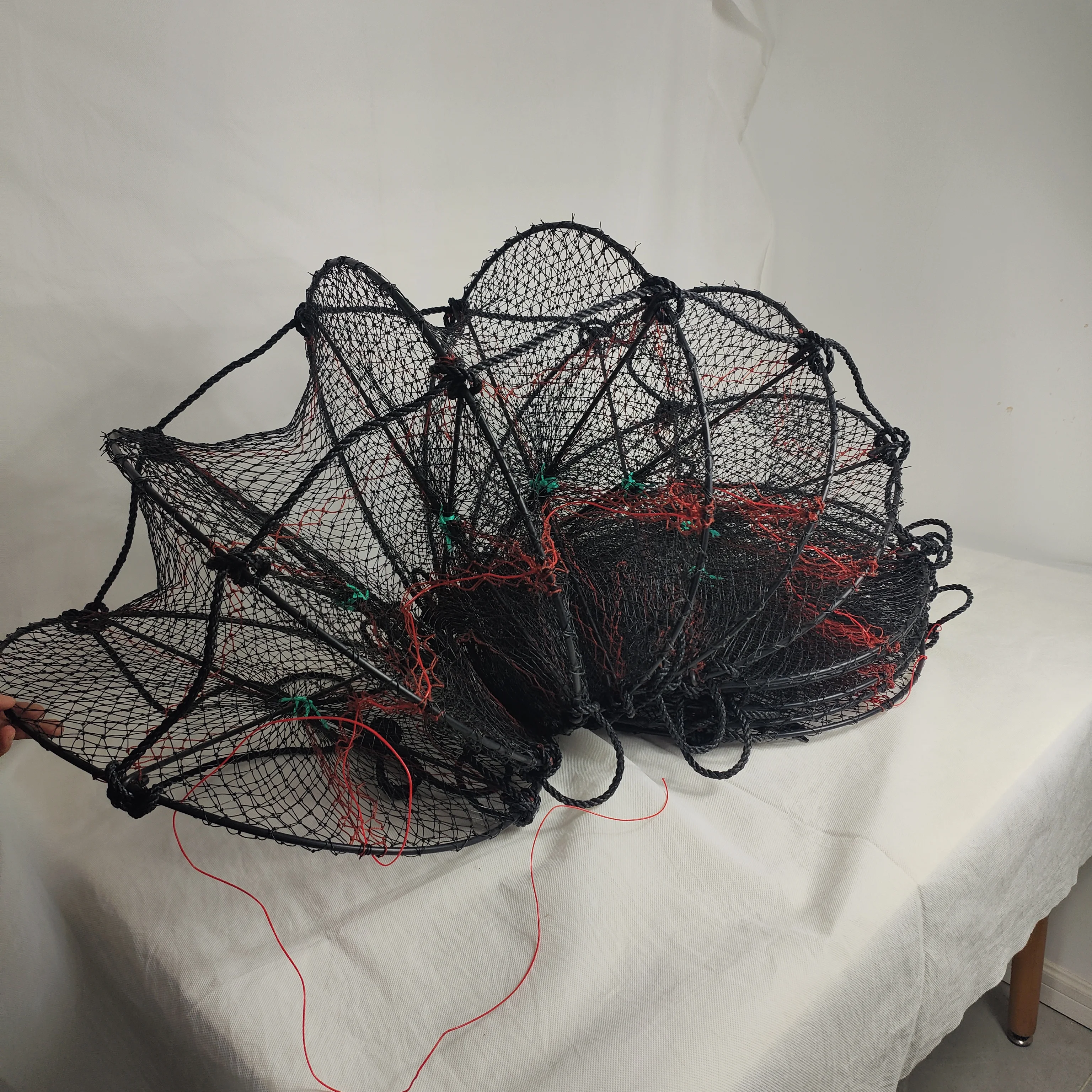 10 Layers Black Scallop Cage 2024 Spring New Style Scallop Cage with High Quality and Large Capacity