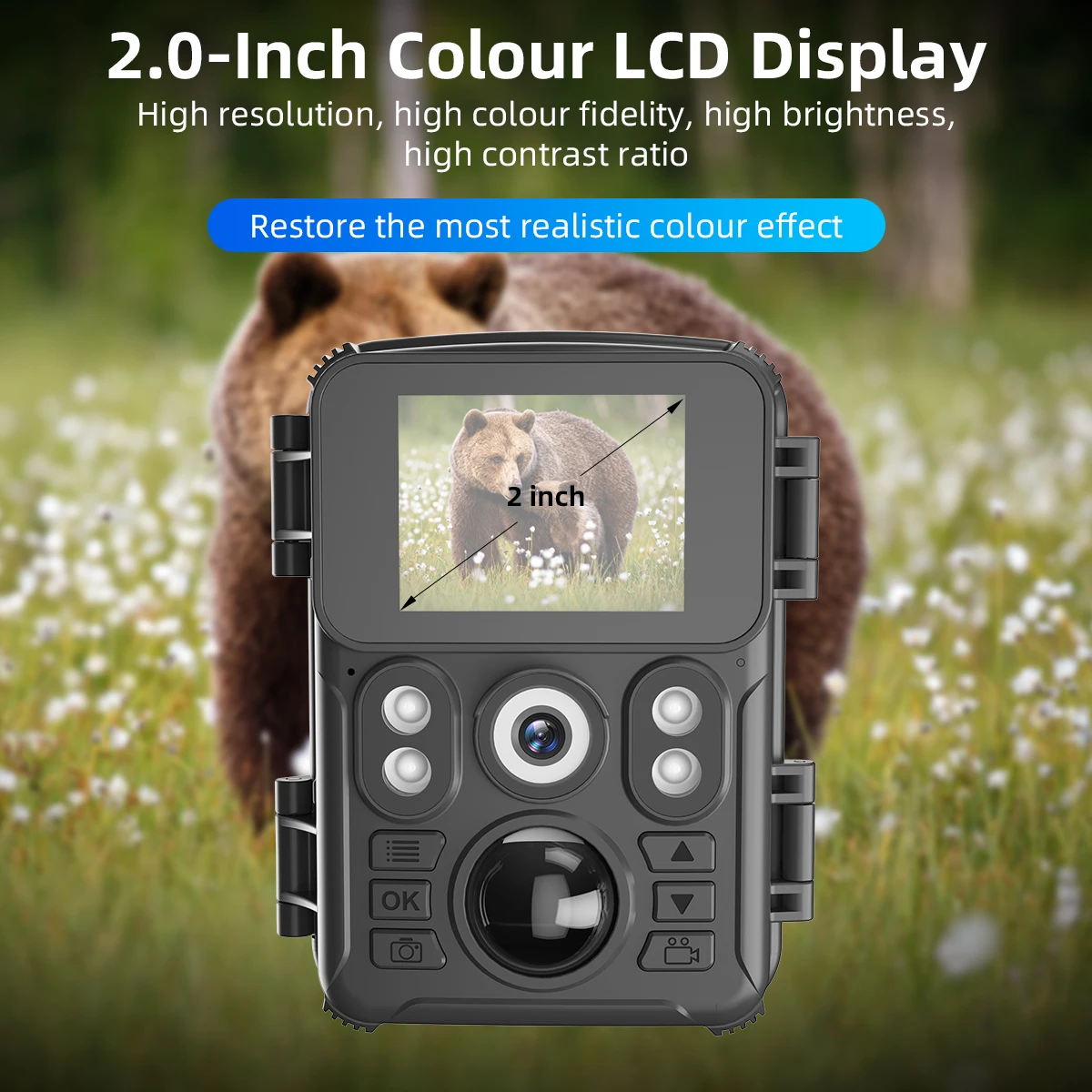 Newest HD 1080P Trail Hunting Camera IP66 Waterproof Wildlife Camera Outdoor Trap Game Trail Camera Night Vision Animal Monitor