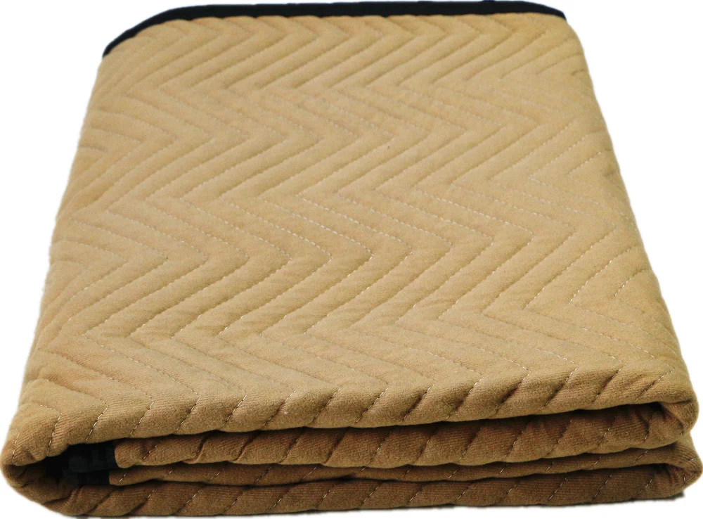 Customized Heavy-Duty 72 x 80 Padded Furniture Moving Blanket Waterproof Cotton Woven Pad Cover Wearable Travel Blanket in Stock